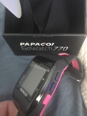 GoWatch 770 Women's Black and Pink Sport Watch